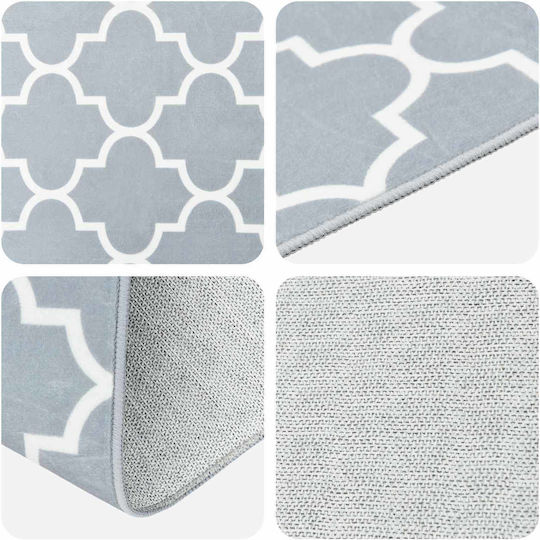 vidaXL 50x300 cm Grey and White vidaXL 50x300 cm Grey and White