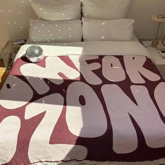 Klekks Sofa Blanket 140x200cm Pink