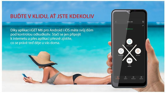 iGet Автономна безжична алармена система с централа и клавиатура (GSM)