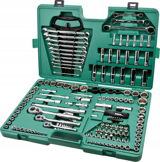 Sata Тресчотка с Вложки 1\4" & 3\8" & 1\2" 150 бр