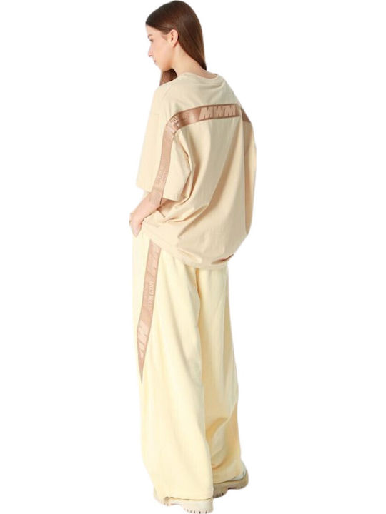 Damen-T-Shirt Beige