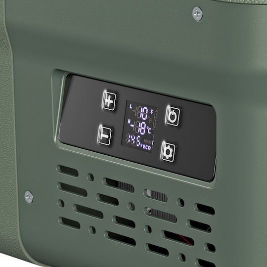 Yolco Dx30 Tragbarer Kühlschrank 30 l Pistaziengrün