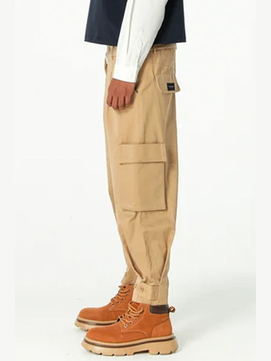 Women's Fabric Trousers Beige