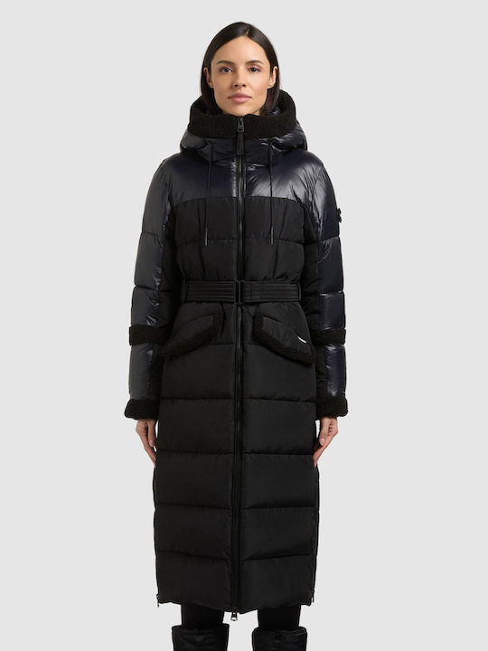 Damen-Winterjacke Schwarz