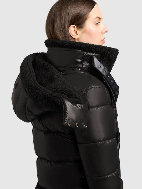 Damen-Winterjacke Schwarz
