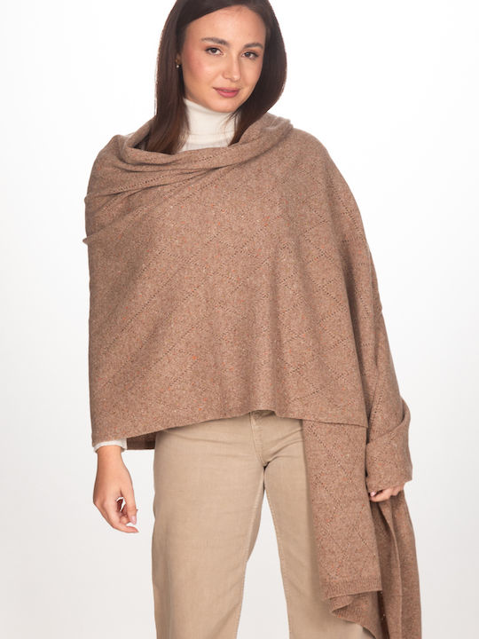 Damenstrickschal Beige