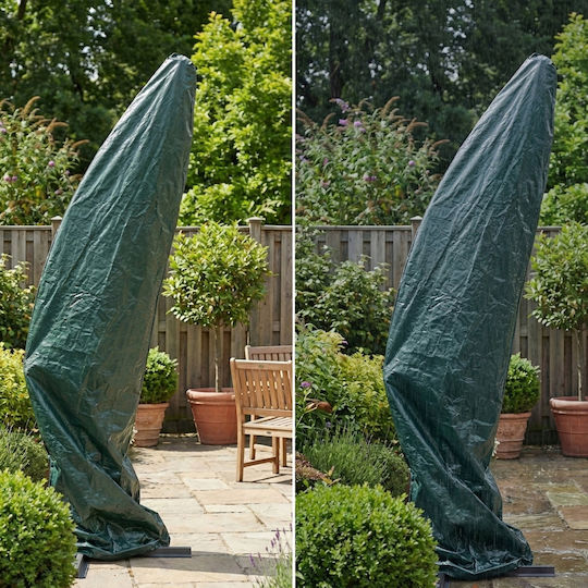 Progarden Waterproof Protective Umbrella Cover 220x45 cm in Green Colour