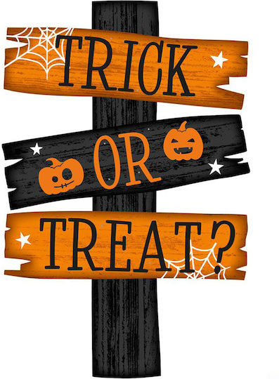 Halloween-Schild 46 x 70 cm Trick Treat