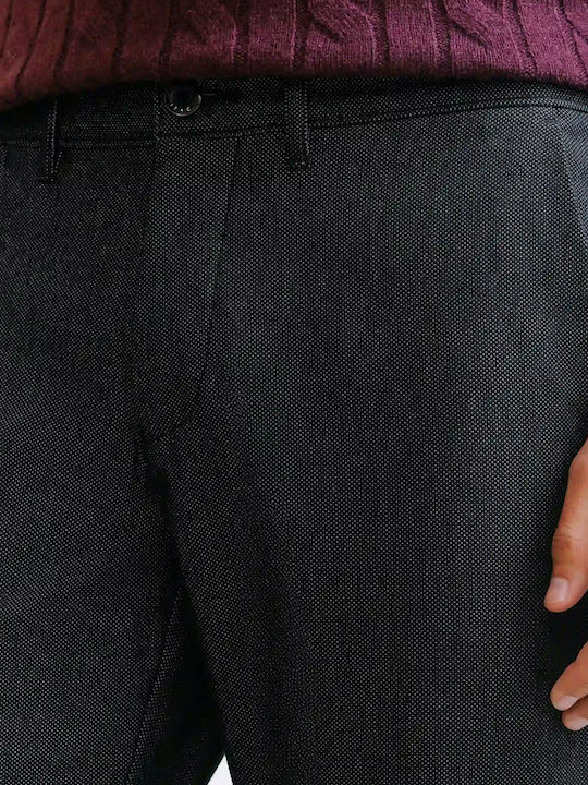 Pantaloni Chino Slim Fit pentru bărbați Negri