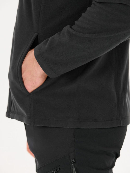 Herren-Fleecejacke Schwarz