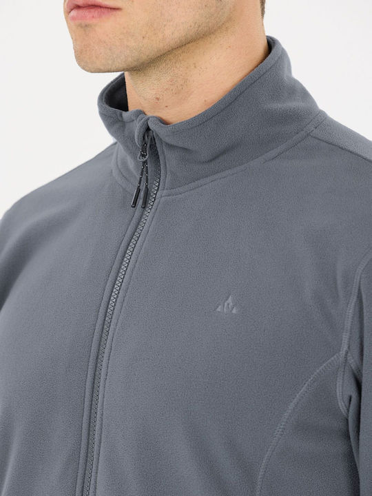 Herren-Fleecejacke Grey Blue