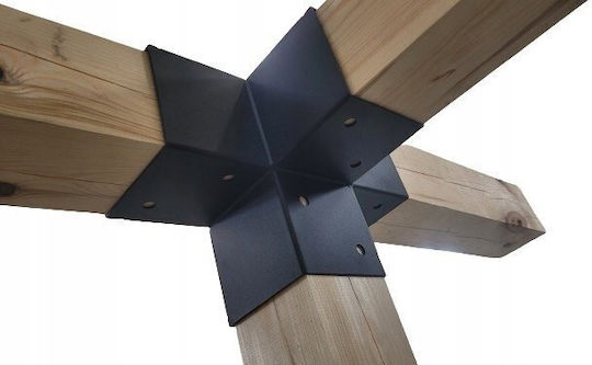 Domax Σύνδεσμος για Πέργκολα από Μέταλλο 20.6x30.6cm