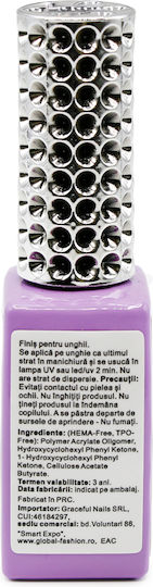 Top Shine Топ Лак / База за Полуперманентни Лакове 12ml 02