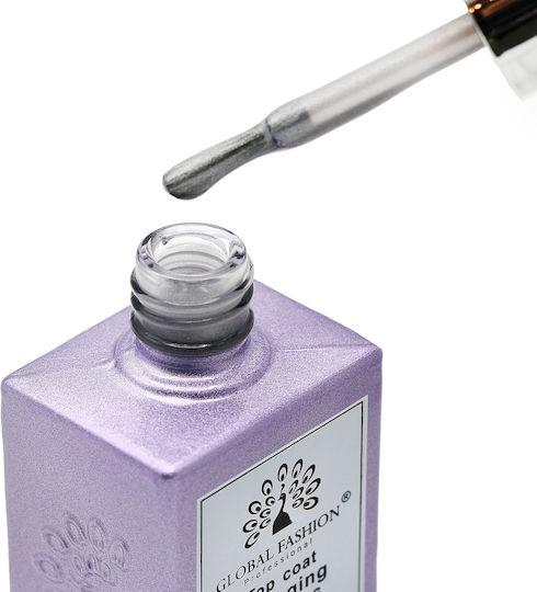 Топ Лак / База за Гел 15ml Сребристо