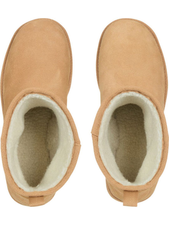 Γυναικεία Μποτάκια Beige