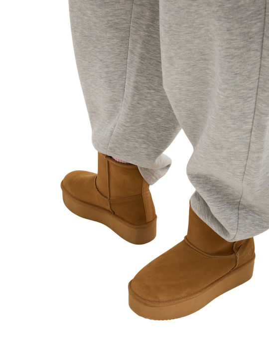Γυναικεία Μποτάκια Beige
