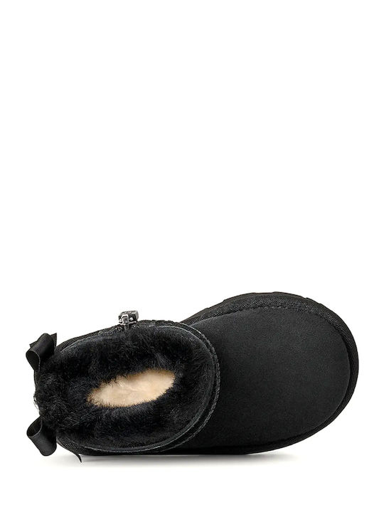 Bailey Suede Ghete Negre pentru Copii