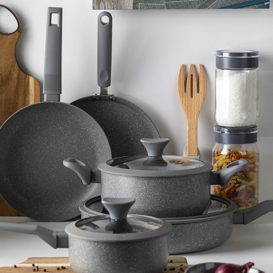 Florina Tiefer Aluminium-Kochtopf 6,9 l / 28 cm