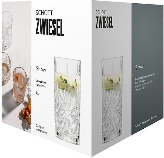 Schott Zwiesel Set of Glass Tumblers 368ml 4pcs