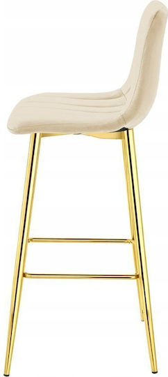 Set de 4 Taburete de Bar Pozza Bej Deschis