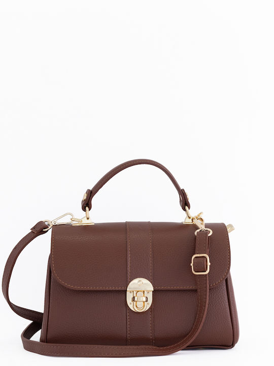Brown Leather Women's Shoulder Bag