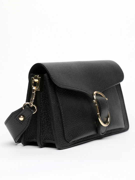 Leather Women's Shoulder Bag Khaki