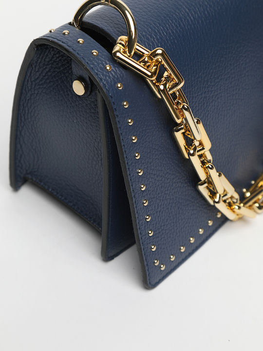 Khaki Leather Women's Shoulder Bag