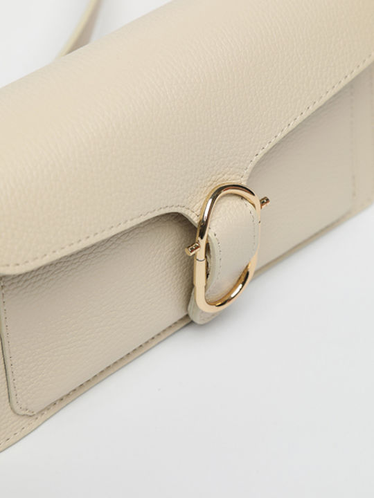 Leather Women's Shoulder Bag Khaki