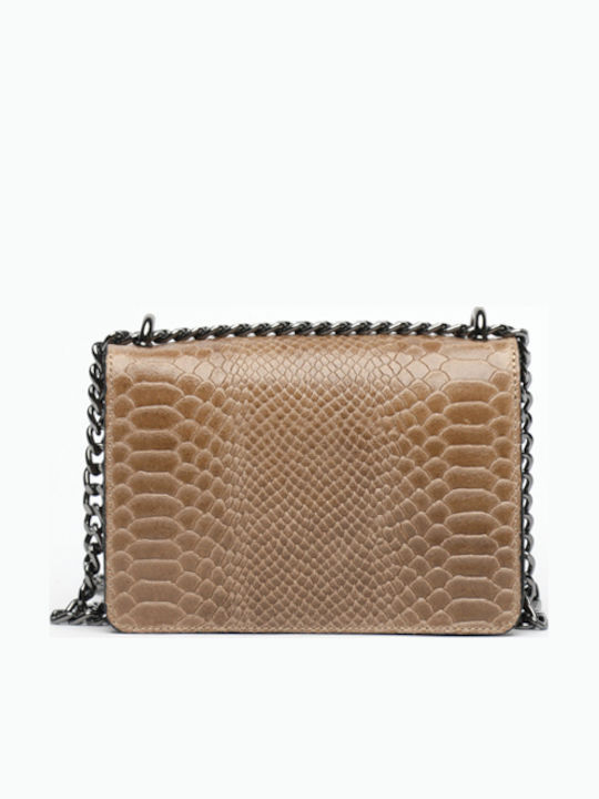 Leather Women's Shoulder Bag Suede Brown