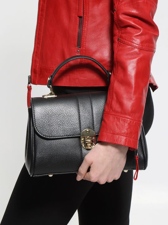Burgundy Leather Women's Shoulder Bag