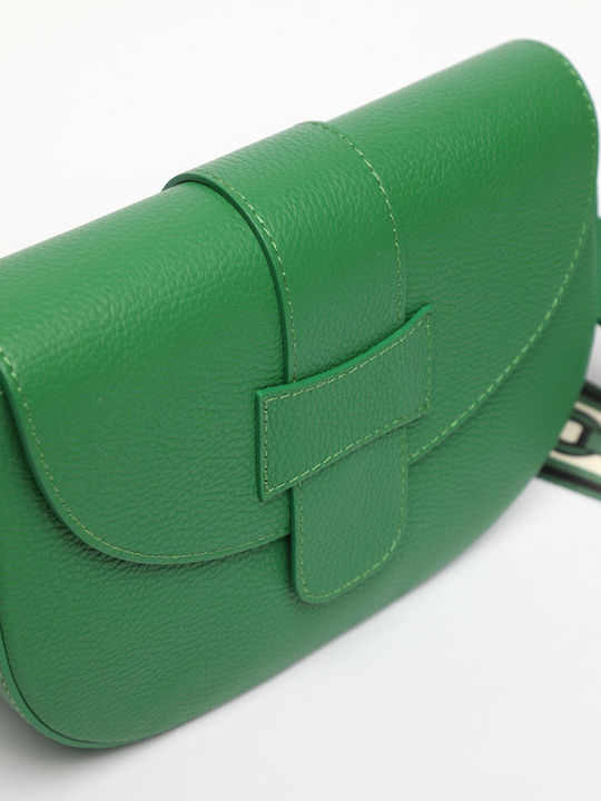 Red Leather Women's Shoulder Bag
