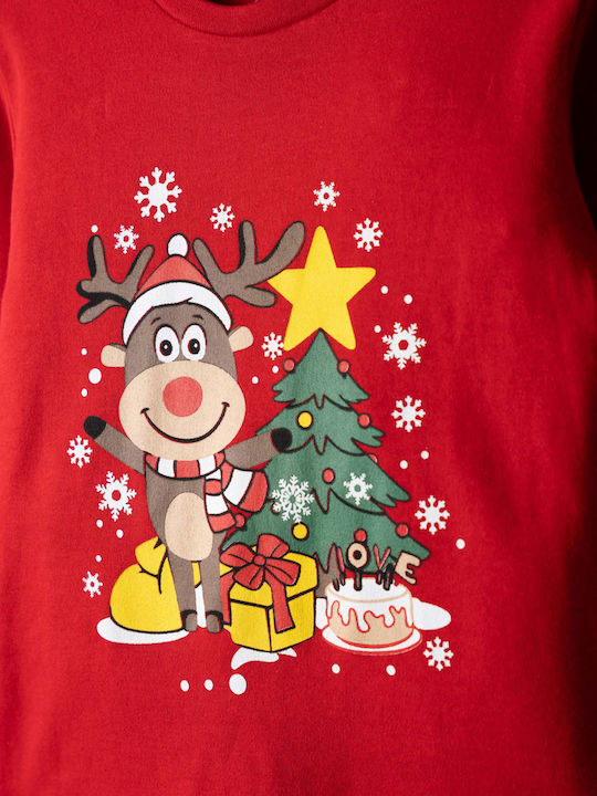 Evita Kinder-Winterpyjama Rot H738