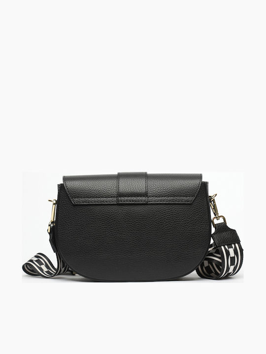 Grey Leather Women's Shoulder Bag