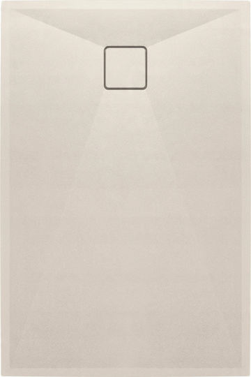 Deante Rectangular Granite Shower Tray 120x70cm Grey