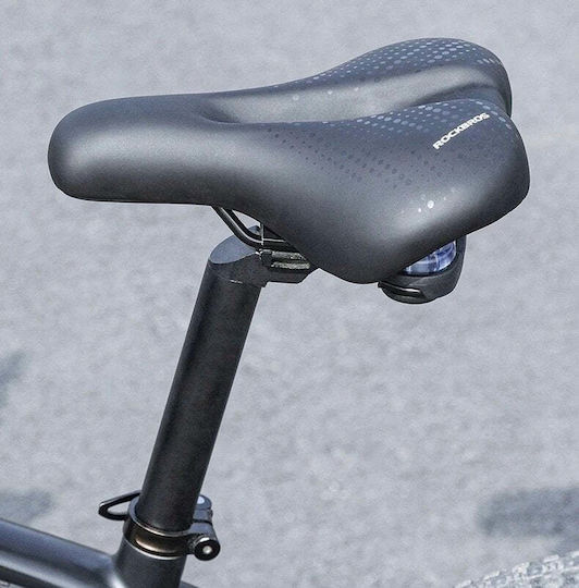 Rockbros Black Bicycle Saddle 240 x 195 mm