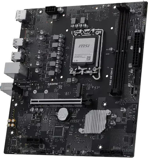 H810M-E rev. 2.0 Motherboard Micro ATX με Intel 1851 Socket 911-7E72-001
