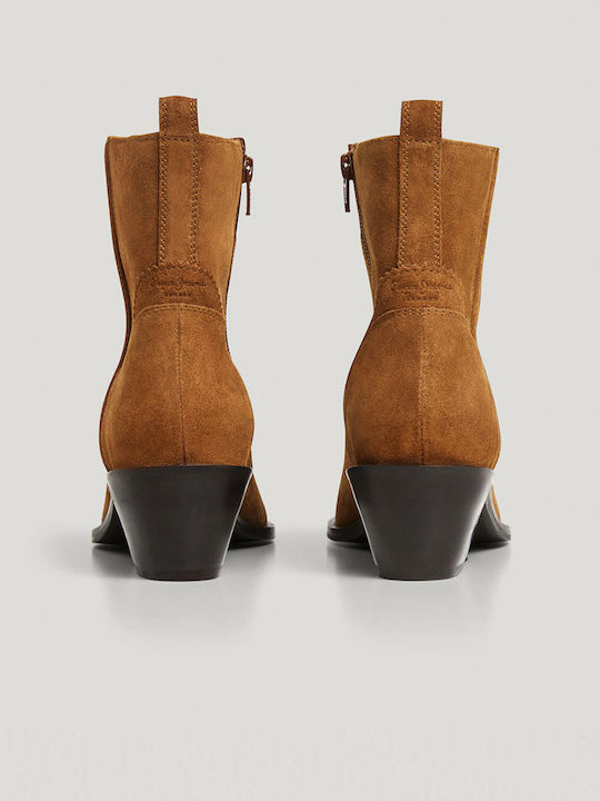 Damen-Stiefeletten Braun