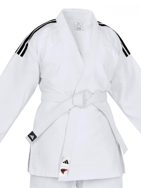 adidas Παιδική Στολή Jiu Jitsu Λευκή