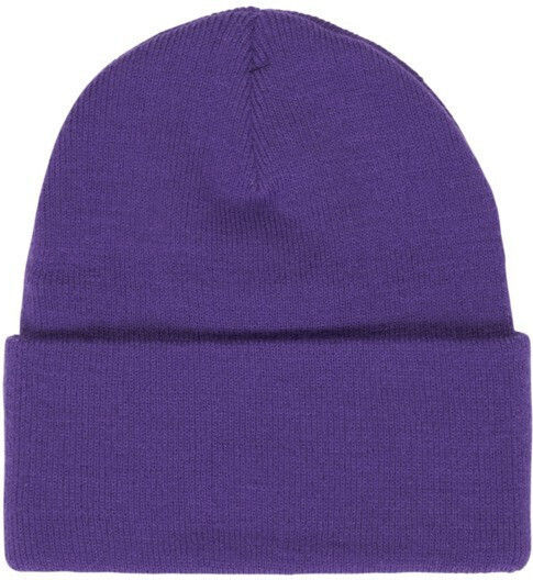 Women's Knitted Beanie in Purple