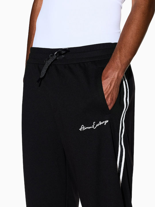 Armani Exchange Schwarze Jogginghose