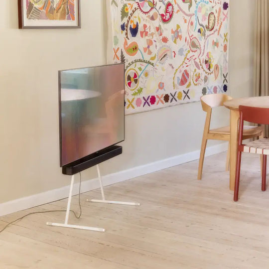 Floor Tv Stand Pedestal Viva 32″–70″ Cream