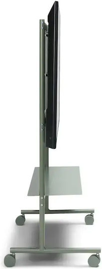 Tv Stand Wheels Shelf Pedestal Rover 40″–70″ Sage