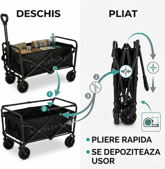 Sistem Pliabil pentru Transportul / Ridicarea Încărcăturilor cu o Capacitate de Până la 100 kg, Gri