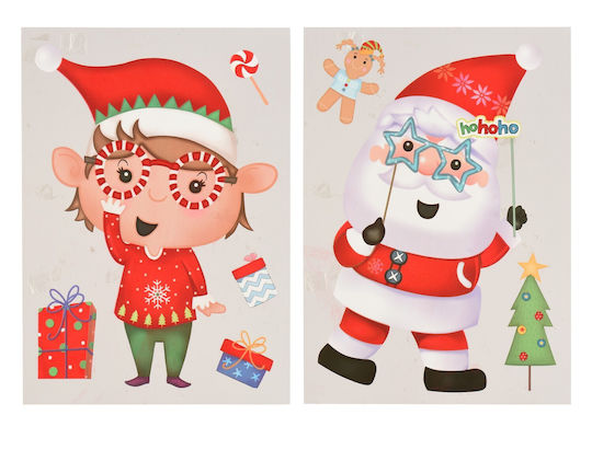 Christmas Window Sticker Elf 41cm Kaemingk Km-460262-1