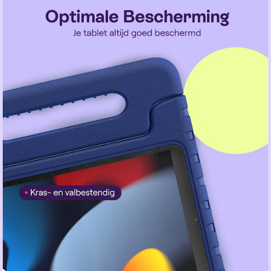 HappyCase Back Cover Ανθεκτική για Παιδιά Μπλε (Ipad 10.2" 2021 / 2020 / 2019)