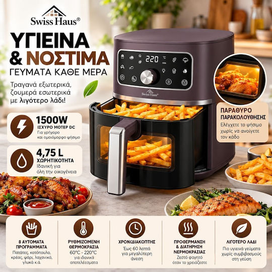 Air Fryer 4.75 L Purple SH-AF1805