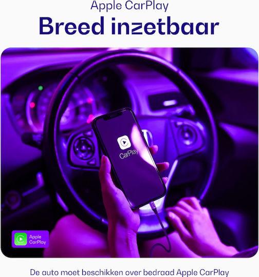 Buddi Flex USB-A към Lightning кабел 12 W Черен