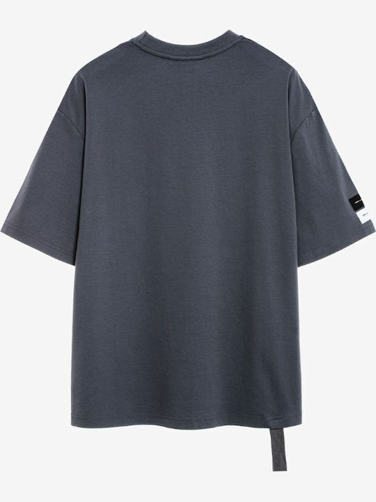 Дамска Oversized тениска в сиво