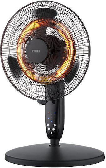 N'Oveen Quarzheizstrahler mit Ventilator 2000 W