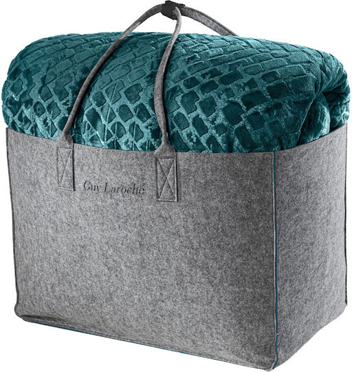 Guy Laroche Sherpa Comforter Semi-Double 180x240cm Surreal 123 530 GSM